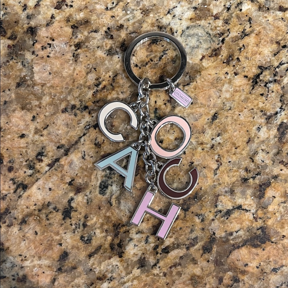Coach Multicolor Keychain